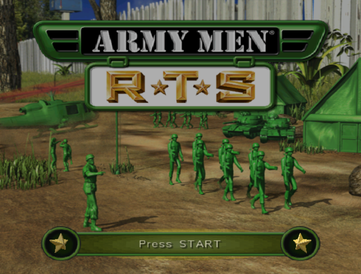 Army Men RTS Title Screen